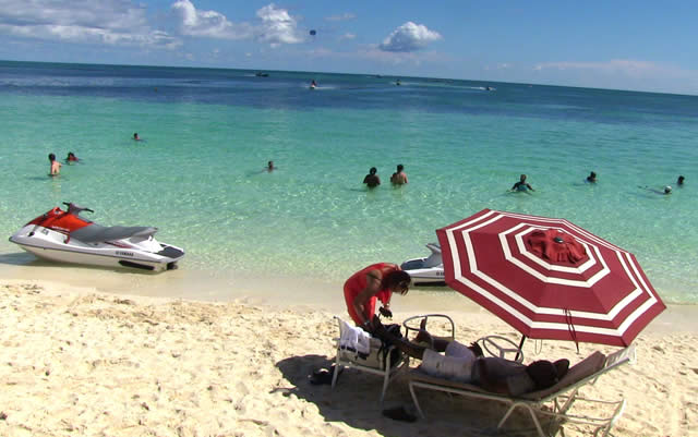 The Beach at Freeport Bahamas