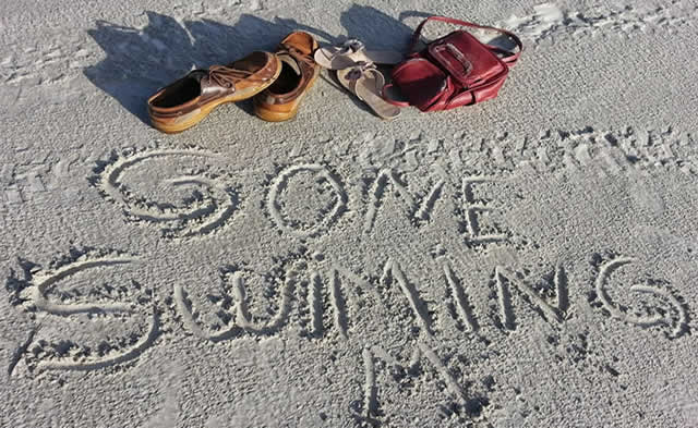 Gone Swimming in the Bahamas